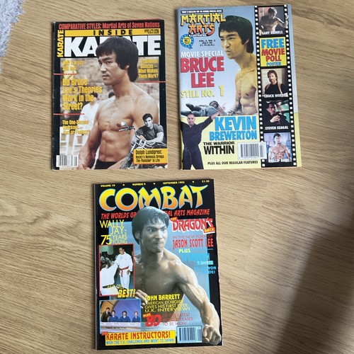 Vintage bruce lee magazines - bruce, x