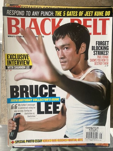 Bruce lee black belt magazine - bruce,