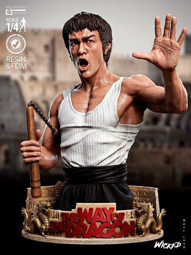 16k printed bruce lee - 3d,