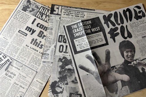 Original bruce lee newspaper - original,